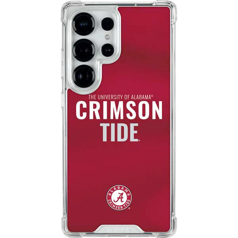 University of Alabama Crimson Pride Galaxy S25 Ultra Clear Case